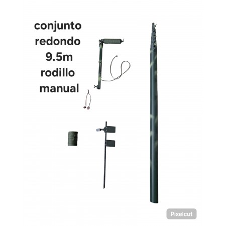 Conjunto pertiga 9,5 m...