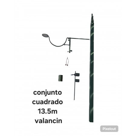 Conjunto pertiga 13,5 m...