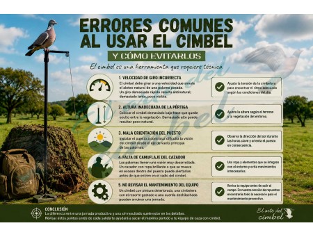 Errores comunes al usar el cimbel y cómo evitarlos