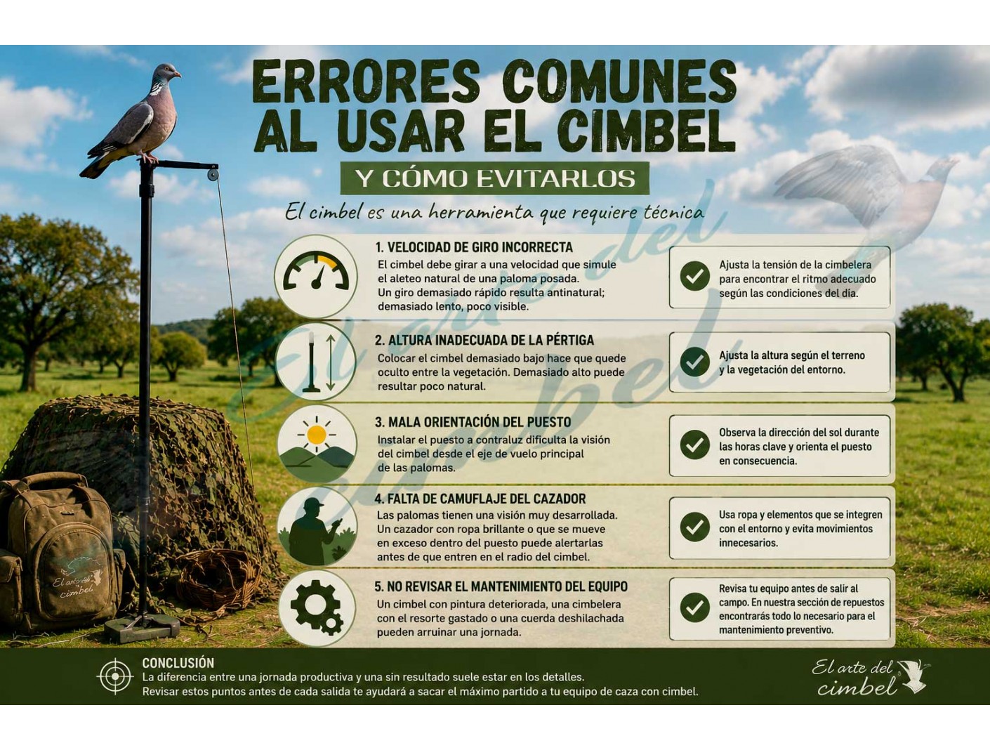 Errores comunes al usar el cimbel y cómo evitarlos